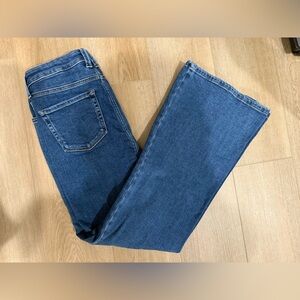 LC Lauren Conrad Super High Waisted Flare Jeans size 8